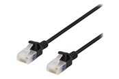 Kabel sieciowy - Deltaco patch cable - 2 m - black - Czarny - 2m - UUTP-1047