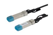 Kabel sieciowy - Deltaco 10GBase-CU direct attach cable - 1 m - black - Czarny - 1m - DAC-10G-1