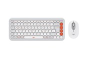 Klawiatura - Logitech POP Icon Combo - Zestaw klawiatura i mysz - Niemcy - Biały - 920-013107
