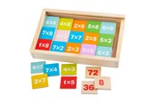Zabawki drewniane - Bigjigs Wooden Leather Tables - 81 pcs. - BJ538