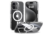 Telefon - Pokrowiec i etui - Tech-Protect MagStand MagSafe Case for iPhone 16 - Transparent - 5906302375837