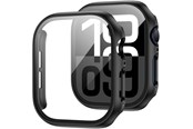 Smartwatch - akcesoria - Tech-Protect Defense360 Tempered Glass Case for Apple Watch 10 (42mm) - Black - 5906302376544