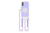 Telefon - Pokrowiec i etui - Tech-Protect MagNecklace MagSafe Case with Lanyard for iPhone 16 - Purple - 5906302375905