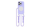 Telefon - Pokrowiec i etui - Tech-Protect MagNecklace MagSafe Case with Lanyard for iPhone 16 Pro Max - Purple - 5906302375943