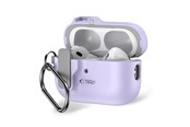 Telefon - Pokrowiec i etui - Tech-Protect Slim Hook Case with Carabiner for Apple AirPods Pro 1/2 - Purple - 5906302376254