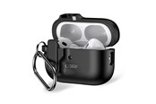 Telefon - Pokrowiec i etui - Tech-Protect  Slim Hook Case with Carabiner for Apple AirPods Pro 1/2 - Black - 5906302376261