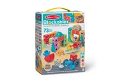 Zabawki dla niemowlat - Melissa & Doug Blockables Playset Town 73pcs - 51108