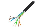 Kabel sieciowy - Lanberg bulk cable - black - Czarny - LCU6-10CC-0305-BK