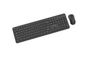 Klawiatura - Gembird Slim Pro Business - keyboard and mouse set full size - QWERTY - US - black Input Device - Zestaw klawiatura i mysz - Angielski (US) - Czarny - KBS-WPS-01
