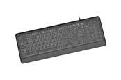 Klawiatura - Gembird - keyboard - Slim full size - QWERTY - US - black Input Device - Klawiatury - Angielski (US) - Czarny - KB-UML-04