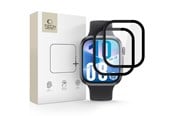 Telefon - szklo ochronne - Tech-Protect Glass Flex+ 2-pack Hybrid Glass for Huawei Watch Fit 4 - Black - 5906302319060