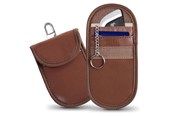 Telefon - Pokrowiec i etui - Tech-Protect KLR100 RFID Locking Car Key Case - Brown - 5906302376193