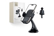 Telefon - Inne akcesoria - Tech-Protect V8 Car Mount for Dashboard and Air Vent - Black - 5906302371372