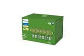 Zarówka LED - Philips Żarówka światła LED Ultra Efficient P45 2,3W/827 (40W) Clear 6-pack E14 - 929003801131