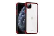 Telefon - Pokrowiec i etui - CRONG Trace Clear Cover - iPhone 11 Pro Case - Black/Red - CRG-TRC-IP11P-BR