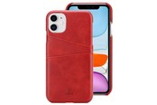 Telefon - Pokrowiec i etui - CRONG Neat Cover - iPhone 11 Pro Case with Pockets - Red - CRG-NTC-IPH11P-RED