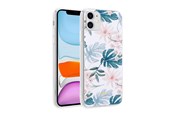 Telefon - Pokrowiec i etui - CRONG Flower Case – iPhone 11 Case - Pattern 01 - CRG-FLR-IP11-01
