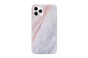 Telefon - Pokrowiec i etui - CRONG Marble Case – iPhone 11 Pro Case - Pink - CRG-MRB-IP11P-PNK