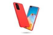 Telefon - Pokrowiec i etui - CRONG Color Cover - Huawei P40 Case - Red - CRG-COLR-HP40-RED