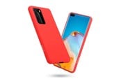 Telefon - Pokrowiec i etui - CRONG Color Cover - Huawei P40 Pro Case - Red - CRG-COLR-HP40P-RED