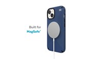 Telefon - Pokrowiec i etui - Speck Presidio2 Grip MagSafe - Anti-slip iPhone 14 Plus Case - Coastal Blue / Black / White - 150117-9974