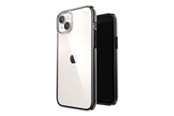 Telefon - Pokrowiec i etui - Speck Presidio Perfect-Clear with Impact Geometry - iPhone 15 Plus / 14 Plus Case with MICROBAN Coating - Clear / Black - 150124-5905