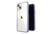 Telefon - Pokrowiec i etui - Speck Presidio Perfect-Clear with Impact Geometry - iPhone 15 Plus / 14 Plus Case with MICROBAN Coating - Clear / Grounded Purple - 150124-9862