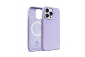 Telefon - Pokrowiec i etui - CRONG Color Cover Magnetic - iPhone 14 Pro MagSafe Case - Purple - CRG-COLRM-IP1461P-PRP