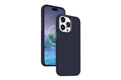 Telefon - Pokrowiec i etui - CRONG Color Cover LUX Magnetic - iPhone 15 Pro Max MagSafe Case - Navy Blue - CRG-COLRLM-IP1567P-BLUE