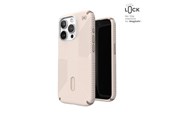 Telefon - Pokrowiec i etui - Speck Presidio2 Grip ClickLock & Magsafe - iPhone 15 Pro Case - Bleached Bone / Heirloom Gold / Hazel Brown - 150447-3214