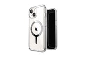 Telefon - Pokrowiec i etui - Speck Gemshell Grip + MagSafe - Case for iPhone 17e / 16e / 15 / 14 / 13 - Clear / Chrome Finish - 150494-3223