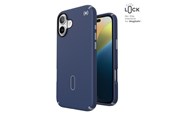 Telefon - Pokrowiec i etui - Speck Presidio2 Pro ClickLock & MagSafe - iPhone 16 Plus Case - Coastal Blue / Dust Gray / White - 150712-3206
