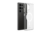 Telefon - Pokrowiec i etui - CRONG Crystal Shield Magnetic - Samsung Galaxy S25 Ultra MagSafe Case - Clear - CRGCSHMSGS25UTRS
