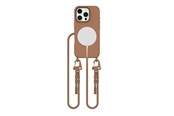 Telefon - Pokrowiec i etui - Tech-Protect MagNecklace MagSafe Case for iPhone 16 Pro - Brown - 5906302370276