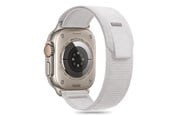 Smartwatch - akcesoria - Tech-Protect Nylon Stripe Strap for Apple Watch 6 / 7 / 8 / 9 / 10 / SE / Ultra 1 / 2 (44 / 45 / 46 / 49 MM) - Gray - 5906302370849