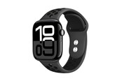 Smartwatch - akcesoria - CRONG Duo Sport - Apple Watch Band 38/40/41/42 mm - Gray/Black - CRG-40DSB-BLK