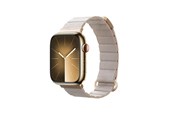 Smartwatch - akcesoria - CRONG Eclipse - Magnetic Leather Apple Watch Band 38/40/41/42mm - Beige - CRG-40ECL-BGE