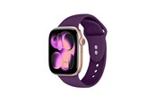 Smartwatch - akcesoria - CRONG Liquid - Apple Watch Strap 38/40/41/42 mm - Plum - CRG40LQBPLM