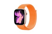 Smartwatch - akcesoria - CRONG Nylon - Sport Band for Apple Watch 38/40/41/42 mm - Tropical Orange - CRG40NLBTRN