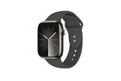 Smartwatch - akcesoria - CRONG Liquid - Apple Watch Strap 44/45/46/49 mm - Graphite - CRG-44LQB-GRP