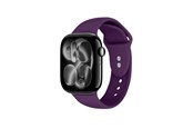 Smartwatch - akcesoria - CRONG Liquid - Apple Watch Strap 44/45/46/49 mm - Plum - CRG44LQBPLM