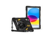 Tablet - pokrowce i etui - CRONG Defender Plus - Rugged Case iPad 11" A16 (2025) / 10.9" (2022) - black - CRGDPIPD11BLK