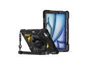 Tablet - pokrowce i etui - CRONG Defender Plus – Rugged Case for iPad Air 11” (2026 – 2024) / iPad Air 10.9” - 5th-4th gen. - CRGDPIPDA11BLK