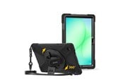 Tablet - pokrowce i etui - CRONG Defender Plus - Rugged Case Samsung Galaxy Tab A11+ 10.9" - black - CRGDPSGTA11PBLK