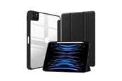 Tablet - pokrowce i etui - CRONG PrimeFolio – Case for iPad Air 11” (2026-2024) / iPad Air 10.9” (5th-4th gen.) / iPad Pro 11" (2022-2021) - Black/Clear - CRG-PRF-IPD11-BLK