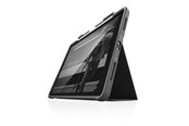 Tablet - pokrowce i etui - STM Dux Plus - Rugged Case for iPad Air 11” M3 (2025) / M2 (2024) / iPad Air 10.9” (5th-4th gen.) (2022-2020) MIL-STD-810G with Apple Pencil Holder - Black - STM-222-286JT-01