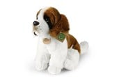 Plusz - Rappa - Plush realistic St. Bernard dog mascot sitting 30 cm Eco-Friendly - 260054