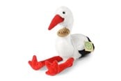 Plusz - Rappa - Plush realistic stork stuffed animal 20 cm Eco-Friendly - 260450