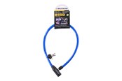 Akcesoria rowerowe - Dunlop - Cable anti-theft bicycle lock - blue - 8711252029252BLUE