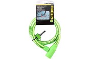 Akcesoria rowerowe - Dunlop anti-theft bicycle key lock - green - 8711252563749_GREEN